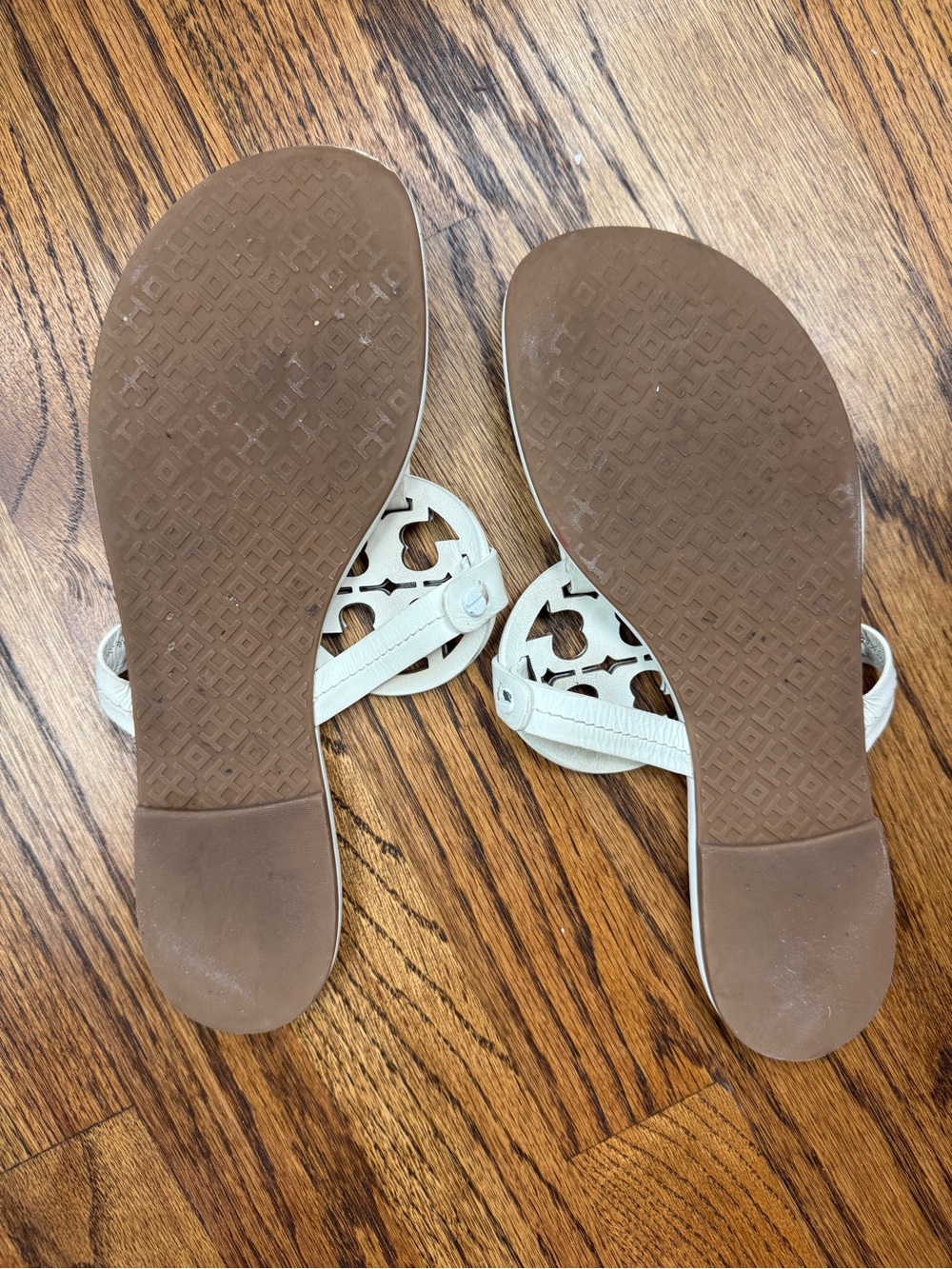 Tory Burch Miller Thong Sandal Women’s 8 White - Picture 5 of 7